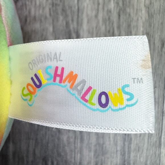 Original Squishmallows Tie-Dye Unicorn Plush Kellytoy Jazwares 2022 Rainbow - Picture 2 of 4